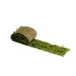 ruban de table mousse végétale jute 10cmx2m vert - artifetes 77165