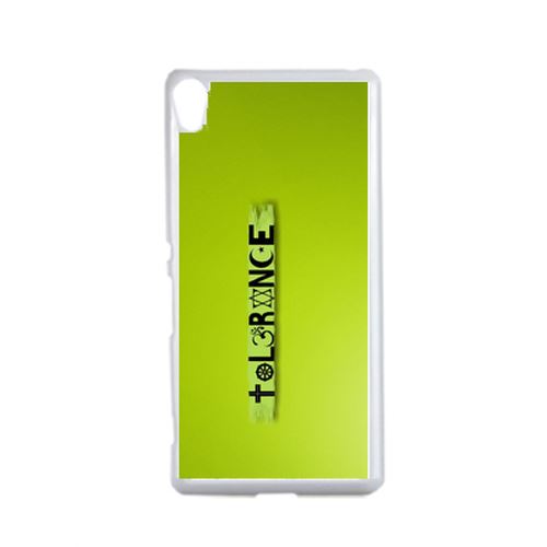 Coque Tolérance Paix Religion Compatible Sony Xperia Performance Transparent