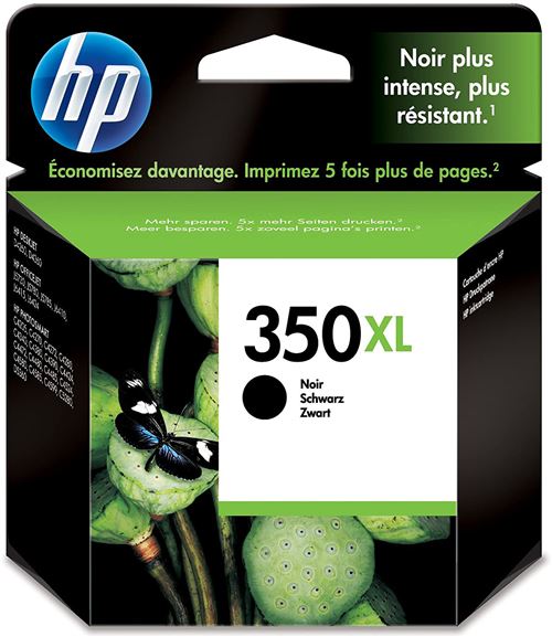 HP 350 - zwart - origineel - inktcartridge
