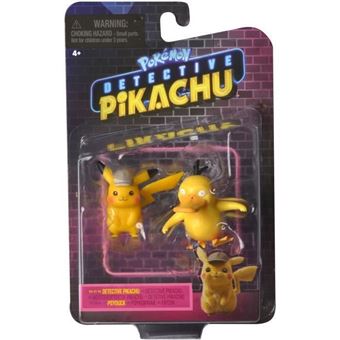 Pack de 2 figurines Pokémon Pikachu et Psykokwak 5 cm