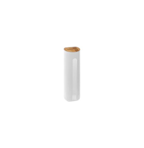 Distributeur de Disques de Coton Natureo 24cm Blanc
