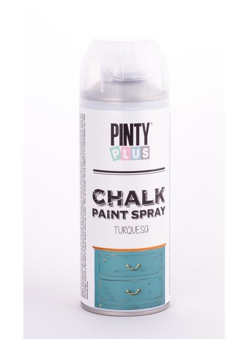 Peinture à  la craie spray chalk 400ml turquoise - pinty plus