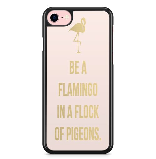 Coque Fifrelin pour iPhone 6 PLUS et iPhone 6S PLUS Be a flamingo in a flock of pigeons Citation