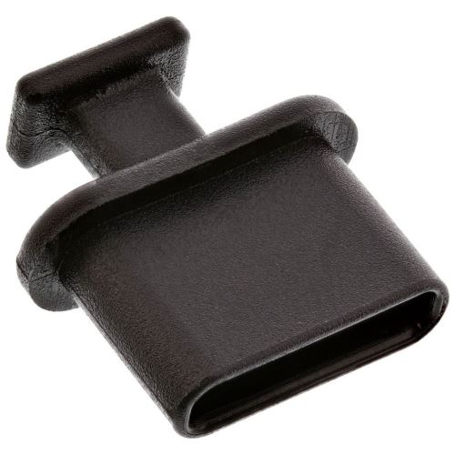 Housse anti-poussière InLine® pour sockets USB Type-C noir 50 pcs. pack