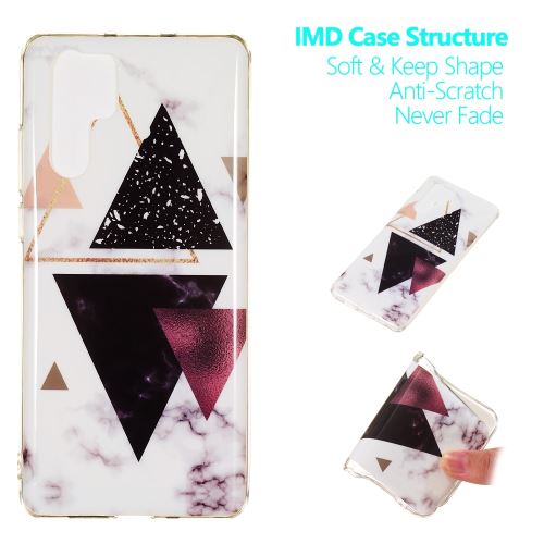 Coque en TPU motif de marbre style H pour votre Huawei P30 Pro