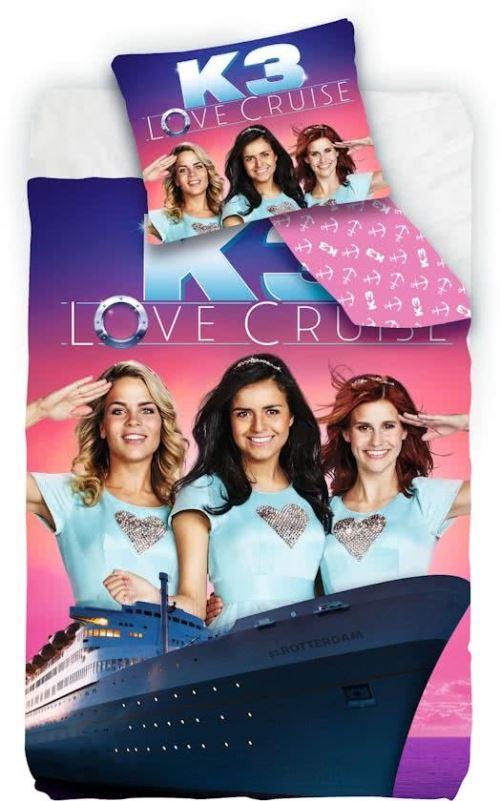 Studio 100 housse de couette K3 amour Cruise 140 x 200 cm rose
