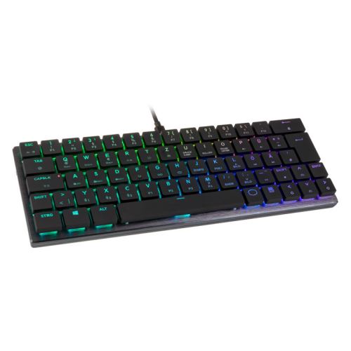 cooler master cooler master sk621 low profile mini gaming tastatur, rgb, mx-re noir
