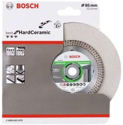 Bosch 2 608 615 075 85 mm 1pièce (s) Lame de scie circulaire – Lames de scie circulaire (céramique dure, 8,5 cm, 2,22 cm, 1,4 mm, Bosch, 1 pièce (s))