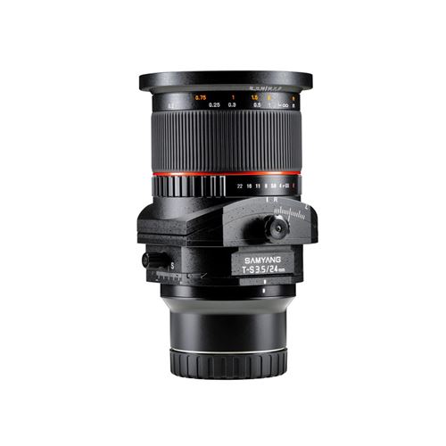 Objectif 24mm Tilt-shift f/3,5 ED AS UMC décentrement compatible avec Sony FE