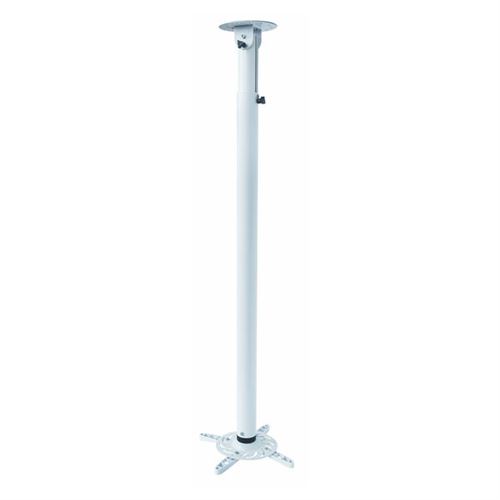 SUPPORTS PLAFOND VIDEOPROJECTEURS KIMEX 052-2006 Support plafond vidéoprojecteur Hauteur 110-197cm Blanc