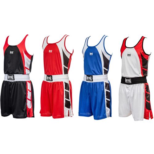 Metal Boxe Bleu Tenue De Boxe Anglaise Métal Boxe Adultes-S - Image 3