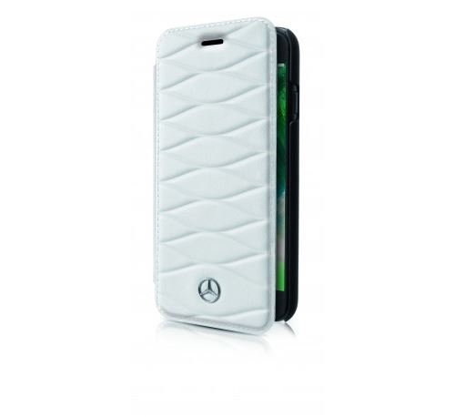 Etui Iphone 6/6s/7/8 Folio Mercedes Blanc Pattern III