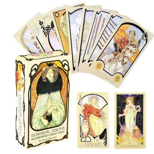 Cartes de Tarot - Ethereal Visions Illuminated Tarot Deck