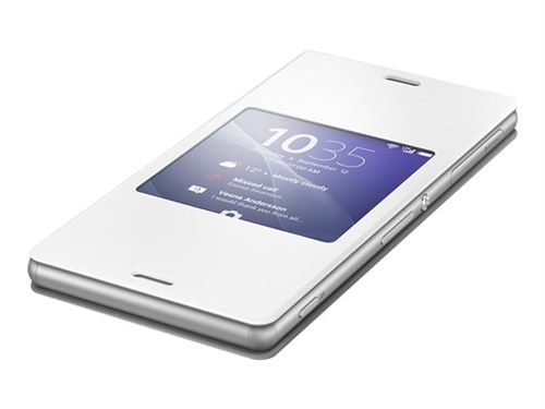 Sony Scr24Blanc Etui Pour Sony Xperia Z3 Blanc