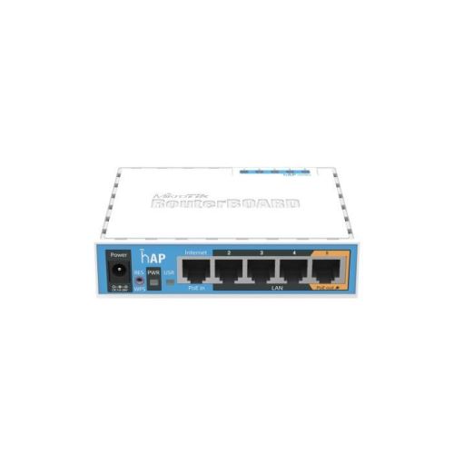 Mikrotik Hap, 10,100 Mbit-S, 64 Mo, Qca9531-Bl3a-R, Usb Type-A, 1,5 Dbi, 5 W - Image 1