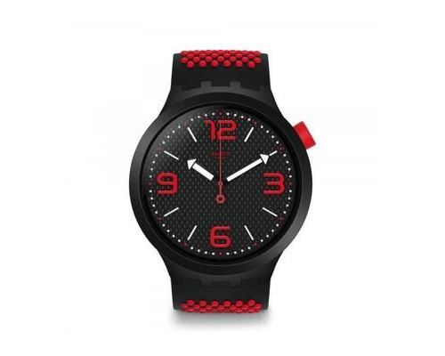 Swatch orologio BBBLOOD Originals Big Bold 47mm rosso SO27B102