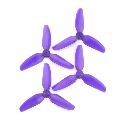 2/4 paires HQProp T2.5X2.5X3 3 lames 2,5 pouces CW + CCW Poly Carbonate Violet clair