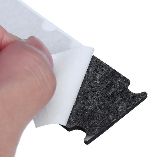 2 PCS EVA Anti-viration Sponge Pad Amortisseur 80x2mm