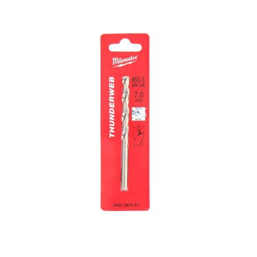 Foret métal MILWAUKEE HSS-G THUNDERWEB 7.0 X 109MM 4932352361