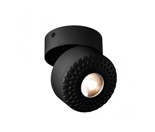 Tothee led applique plafonnier, noir, led 17w 3000k, 25°