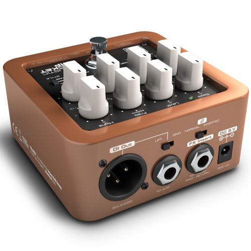 Palmer Pocket Amp Acoustic préampli/boîte de direct pour instrument à cordes