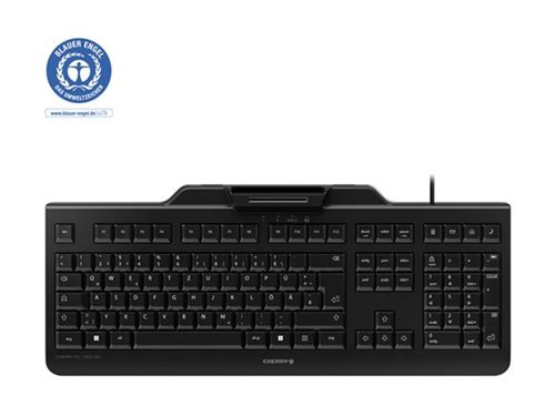 CHERRY KC 1000 SC - Toetsenbord - USB - Belgisch - zwart
