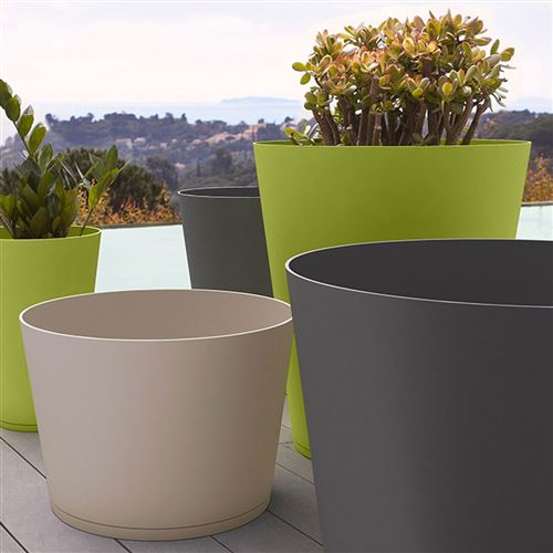 Pot de fleur design tokyo 50 grosfillex