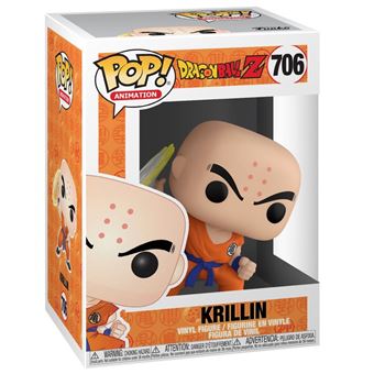 Funko Pop ! Anime : Dragon Ball Z - Krillin avec disque Destructo