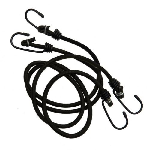Lot de 2 tendeurs de 76cm chacun noir diamètre 6mm fosco