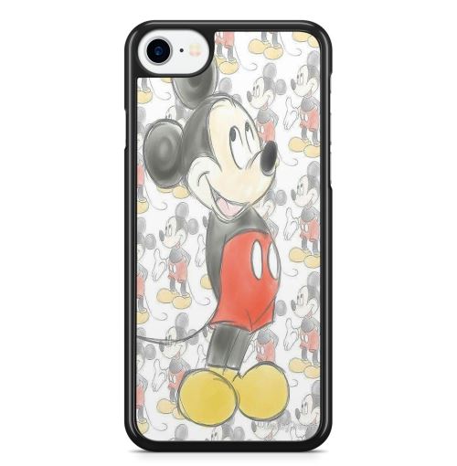 Coque Fifrelin Noire pour iPhone 5 et 5S et SE Mickey Mouse Disney Vintage