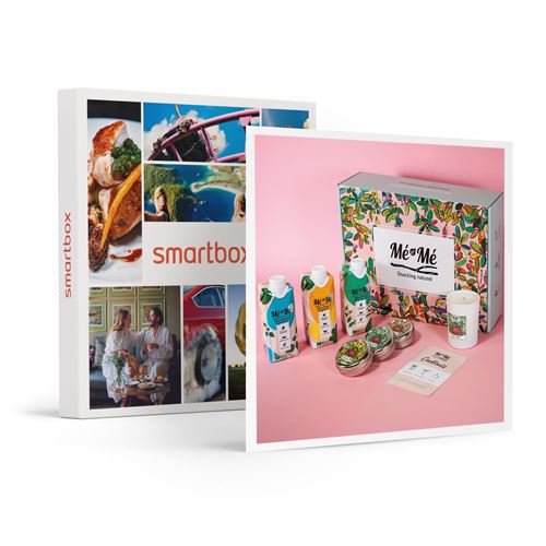 SMARTBOX - Coffret sain et bio livré à domicile avec boissons, bonbons et bougies parfumées - Coffret Cadeau