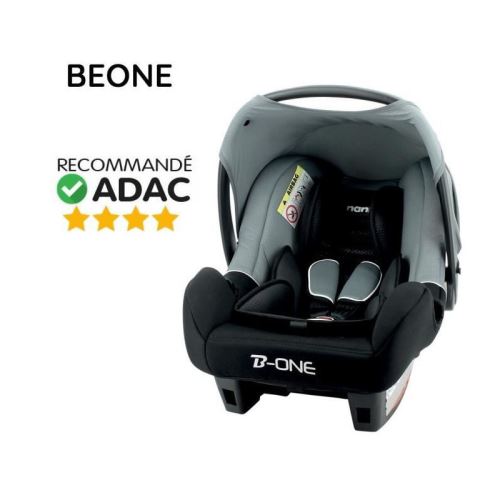 NANIA Siege auto Beone luxe Groupe 0+ - gris noir