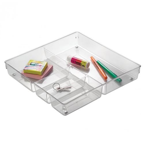 Organisateur pour tiroir transparent - Interdesign - Rangement multi fonctions