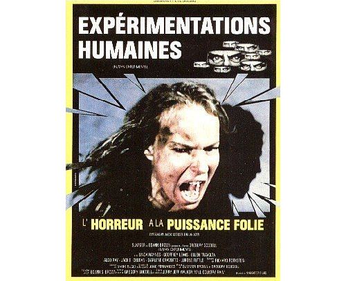 Expérimentations Humaines AFFICHE CINEMA ORIGINALE