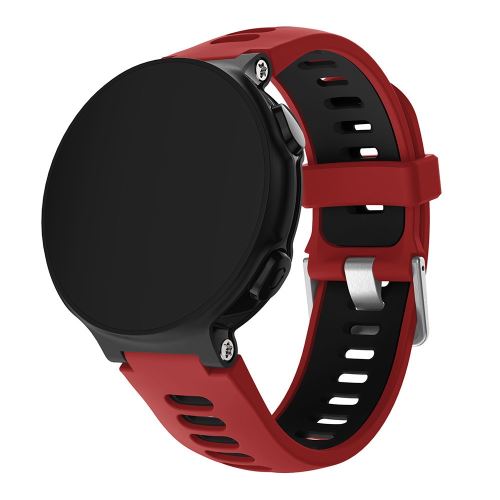 Générique Rouge/Noir Bracelet En Silicone Pour Garmin Forerunner 220 - Image 2