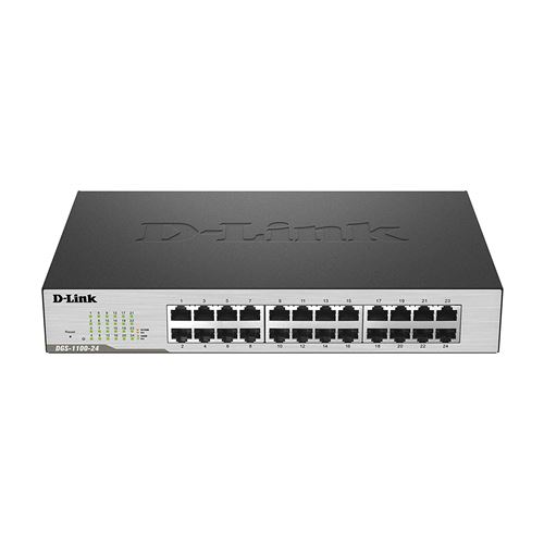 D-Link Switch Smart web manageable 24 ports Gigabit 10/100/1000mbps (DGS-1100-24)