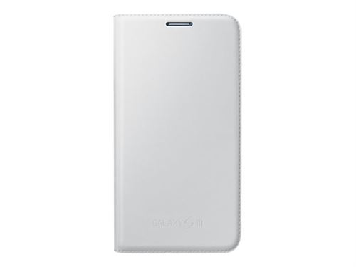 Samsung Flip Wallet EF-NI930B - Étui à rabat pour téléphone portable - blanc - pour Galaxy S4