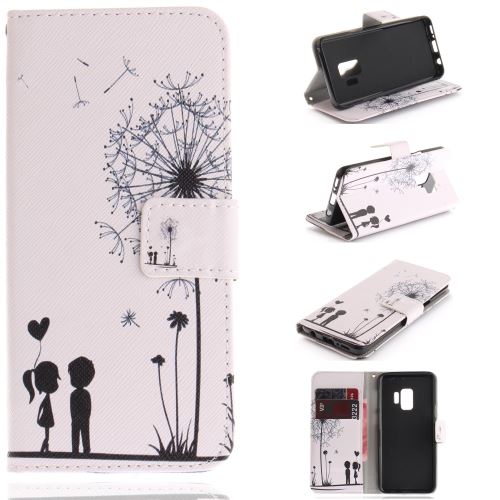 Etui en PU pissenlit stand pour Samsung Galaxy S9