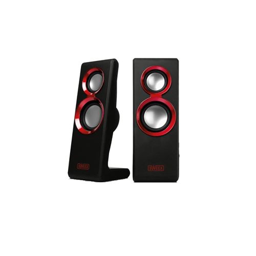 Sweex SP201 Purephonic Enceinte multimédia 2.0 USB 20 W Rouge