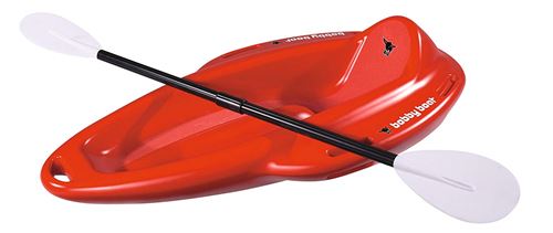 Big - Spielwarenfabrik Big 56770 – Big Bobby Bateau, rouge, avec pagaie