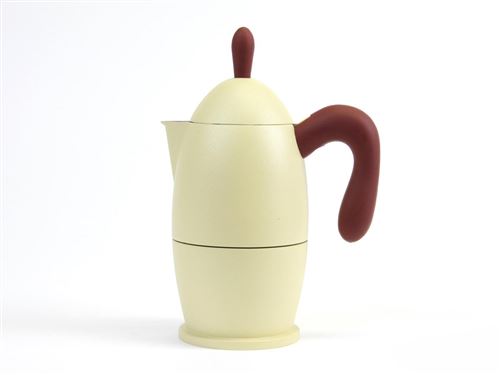 Guzzini Zaza Cafetière 6 Tasses à café, Acrylique, Metallic Ivory, 0.1 x 0.1 x 0.1 cm