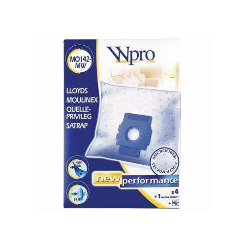 sac microfibre wpro pour aspirateur wpro