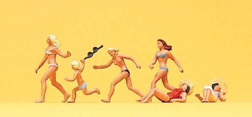 à la plage Preiser 1:87
