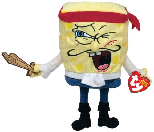TY Beanie Baby Captain SpongeBob