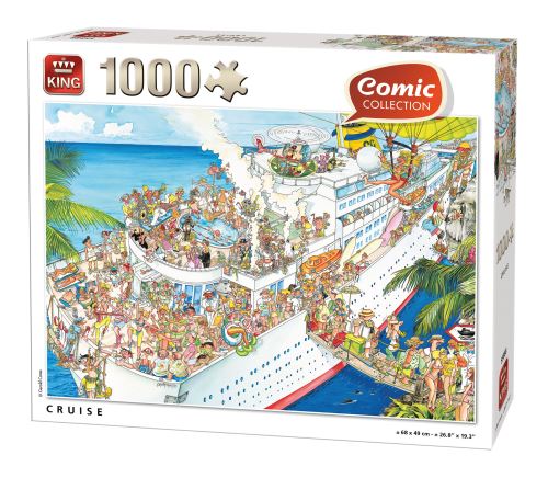 King Puzzle Cruise Cruise Comic Collection1000 Pièces