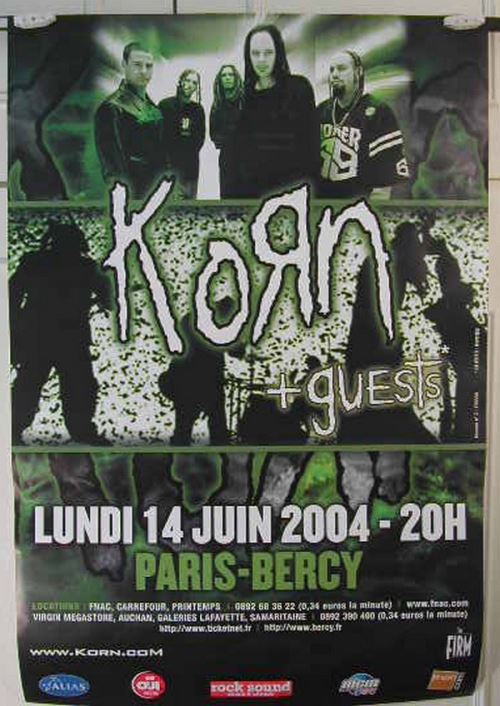 Korn - 67x100 cm - AFFICHE / POSTER