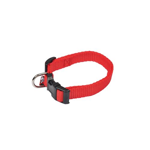 Comparer les prix de collier reglable en pp de 25 a 35cm*largeur 10mm - rouge