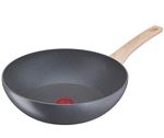 Poele Natural force a wok Tefal 28CM Gris
