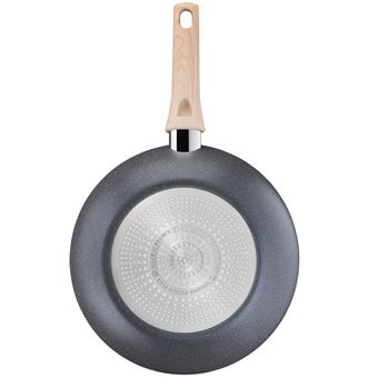 Poele Natural force a wok Tefal 28CM Gris