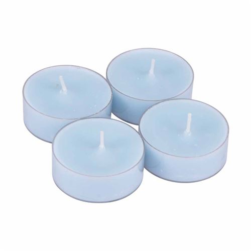 set 4 bougies maxi chauffe plat trendy parfum bleu ocean